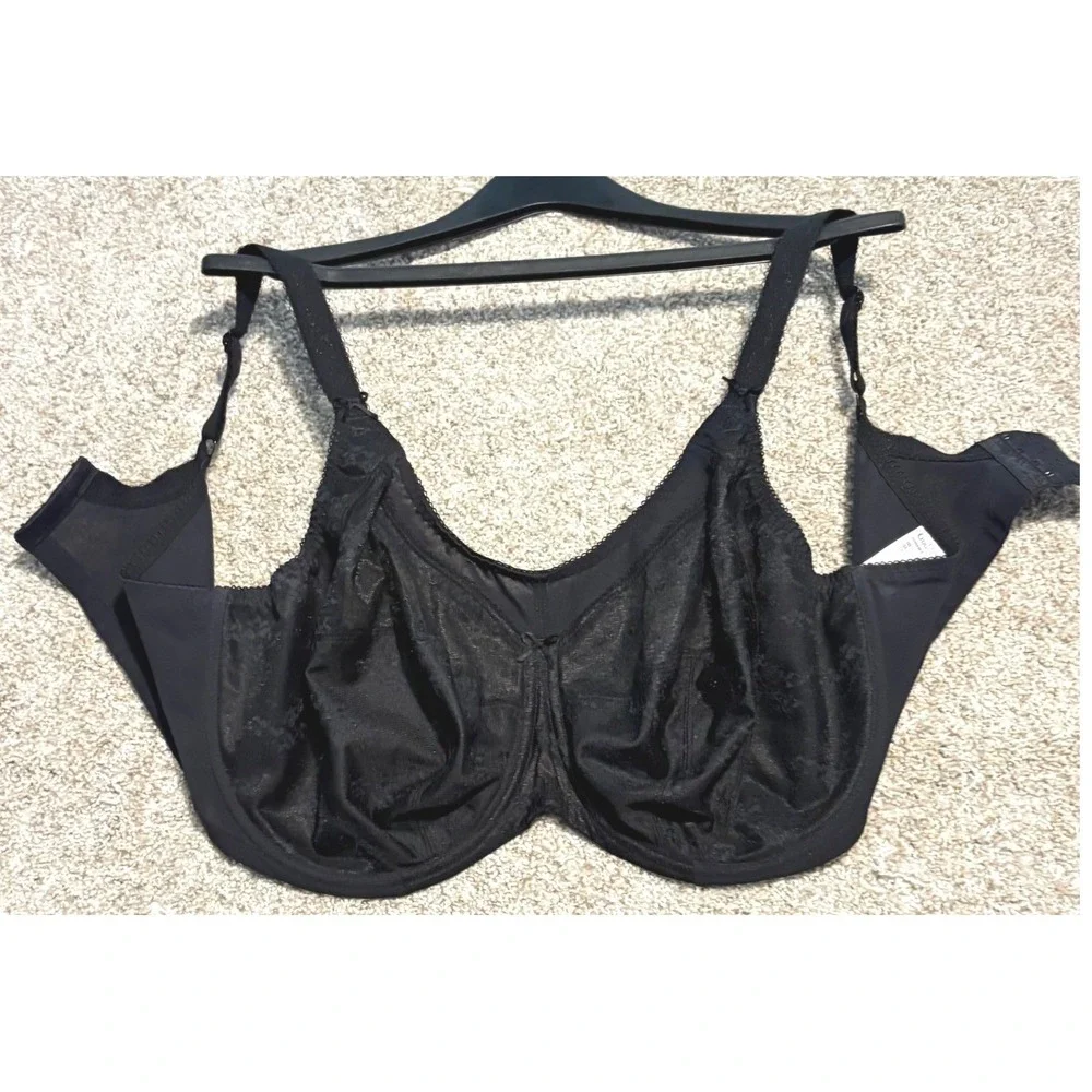 Goddess Bra Womens 44H Black Kayla Full Coverage Underwire GD6041BLk    ‎     K